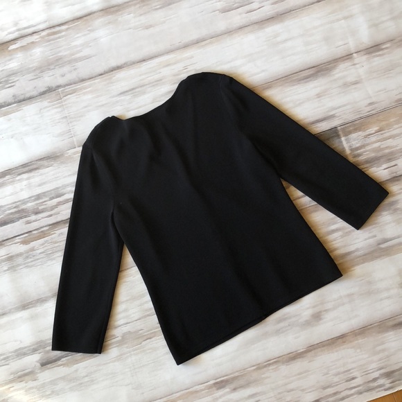 GEOFFREY BEENE CARDIGAN SWEATER WOMANS SIZE Medium. 3/4 sleeve - Picture 6 of 6